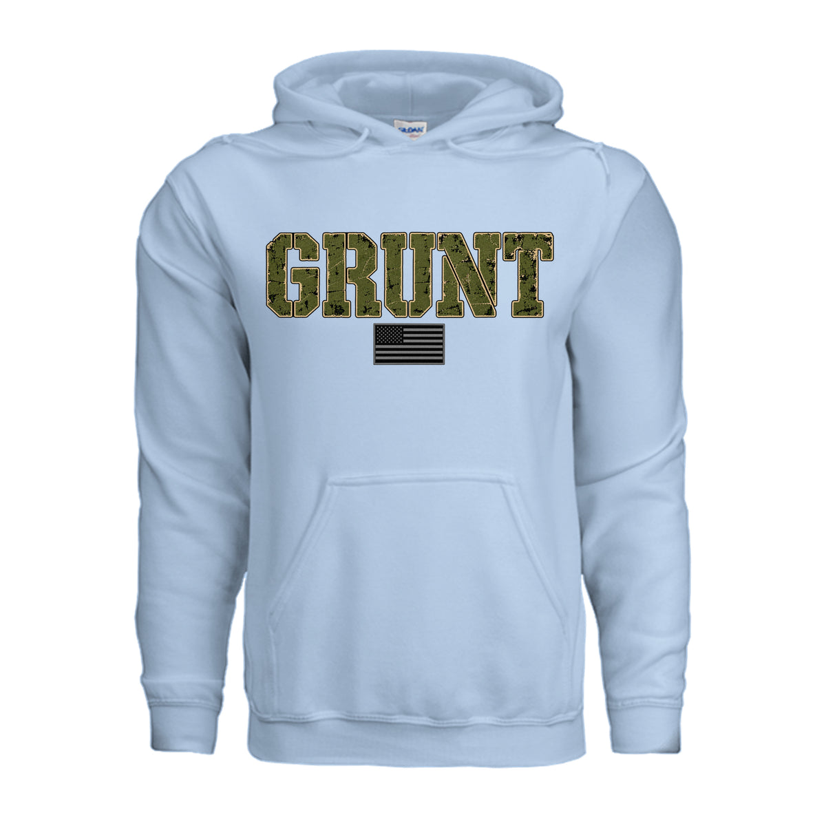 GRUNT Hoodie - Light Blue | Ironsight Syndicate