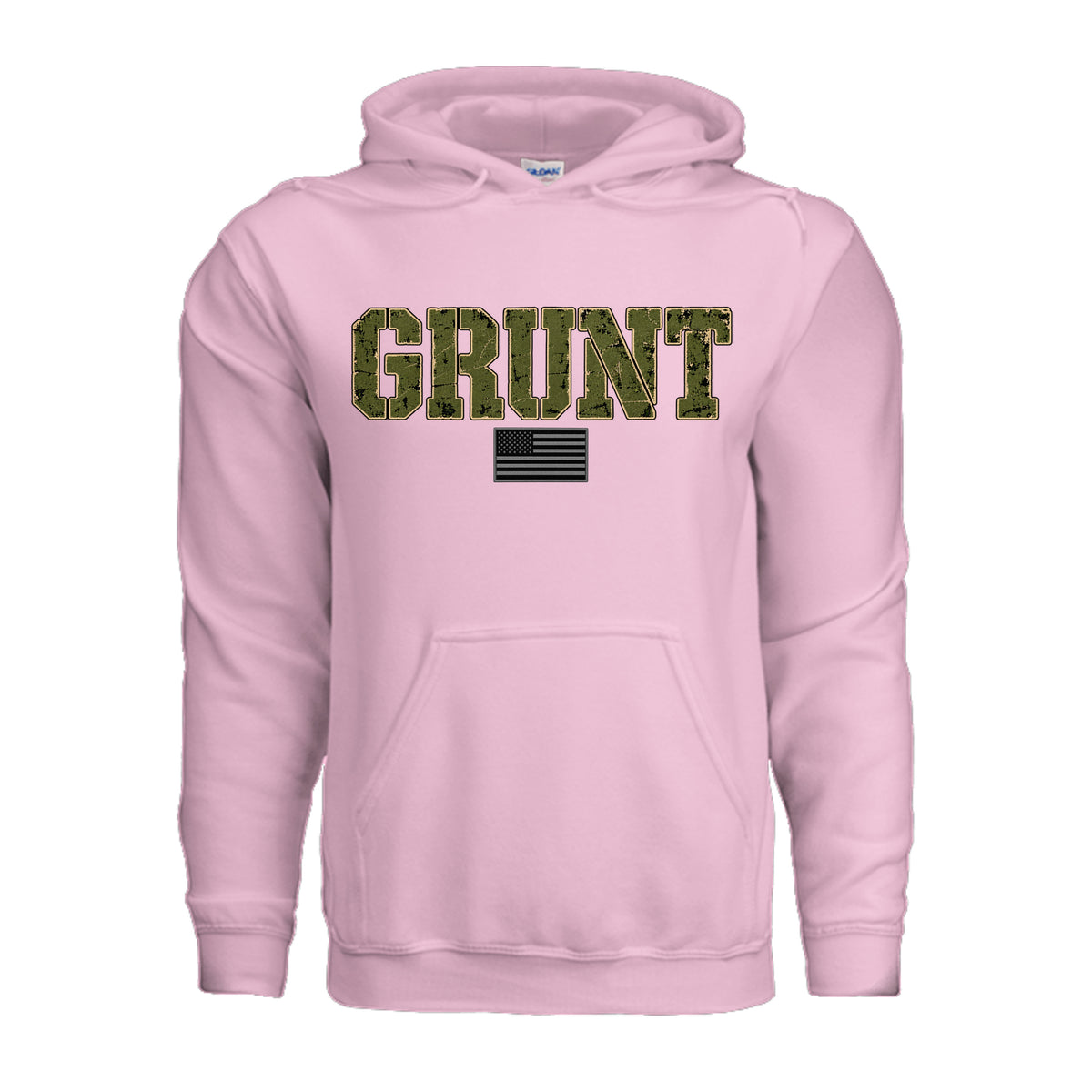 GRUNT Hoodie - Light Pink | Ironsight Syndicate