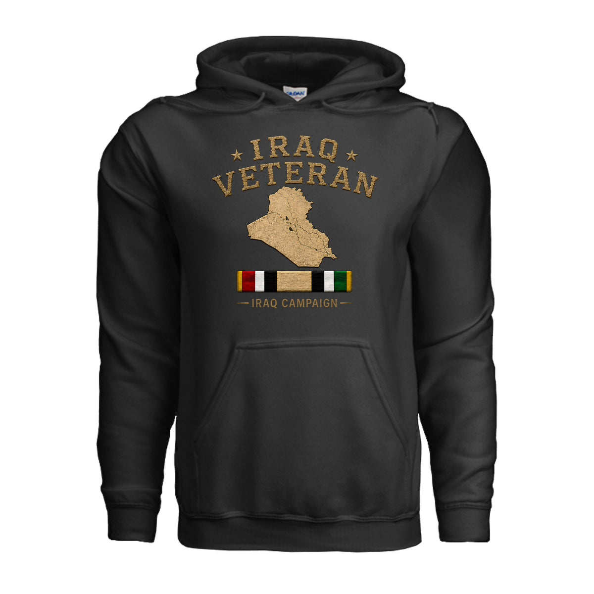 Iraq Veteran Hoodie - Black | Ironsight Syndicate