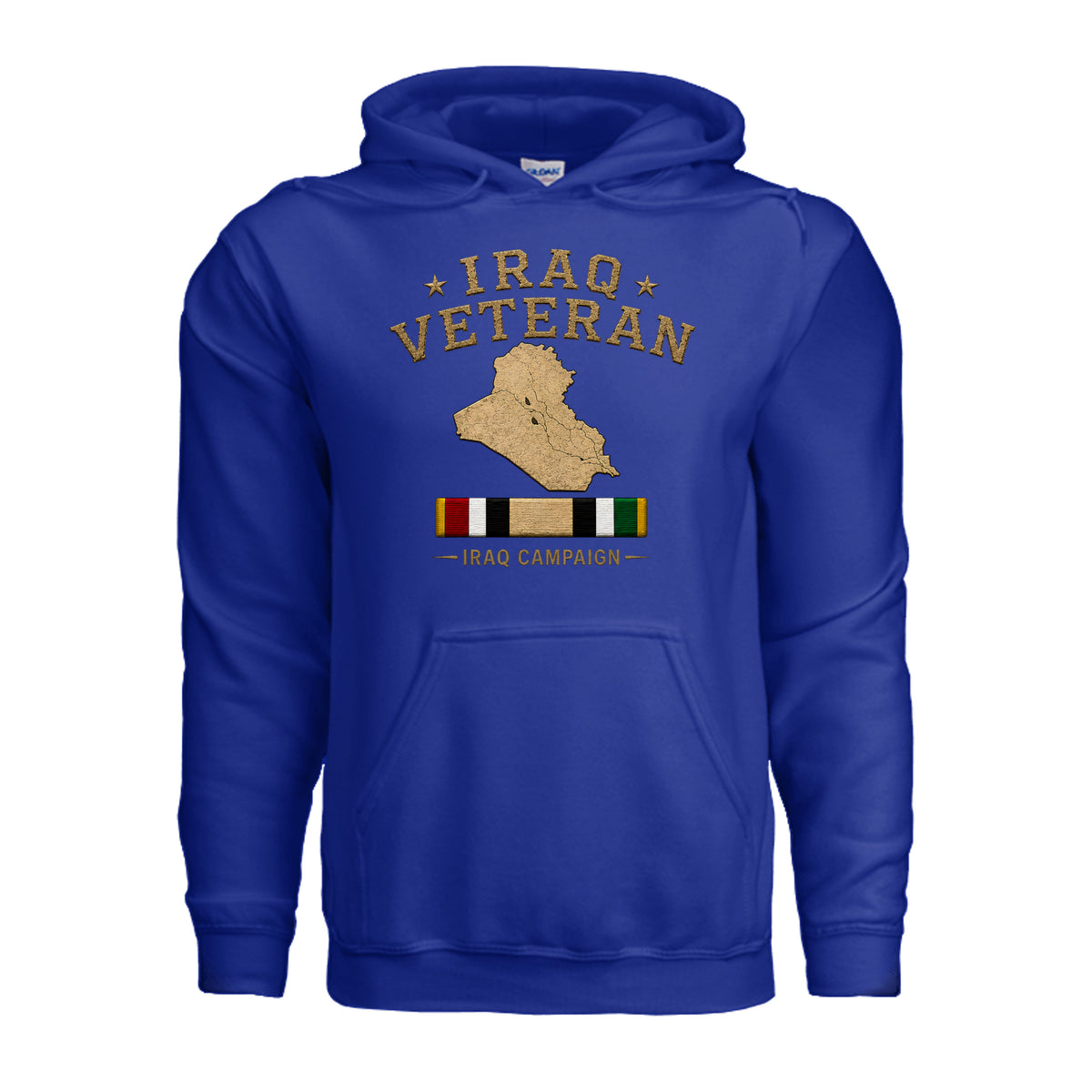 Iraq Veteran Hoodie - Royal | Ironsight Syndicate