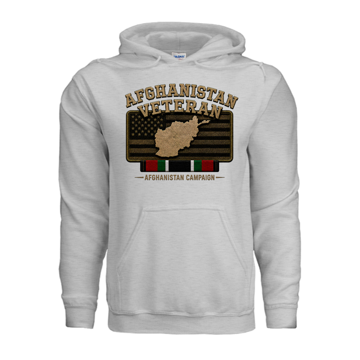 Afghanistan Veteran Hoodie - Ash | Ironsight Syndicate