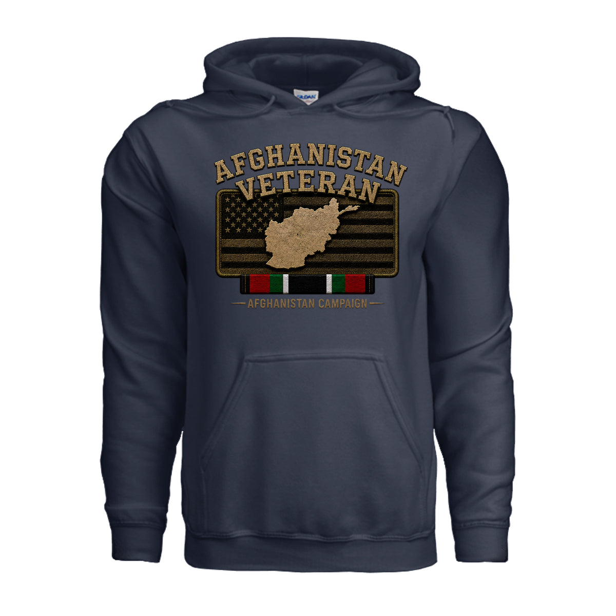 Afghanistan Veteran Hoodie - Navy | Ironsight Syndicate