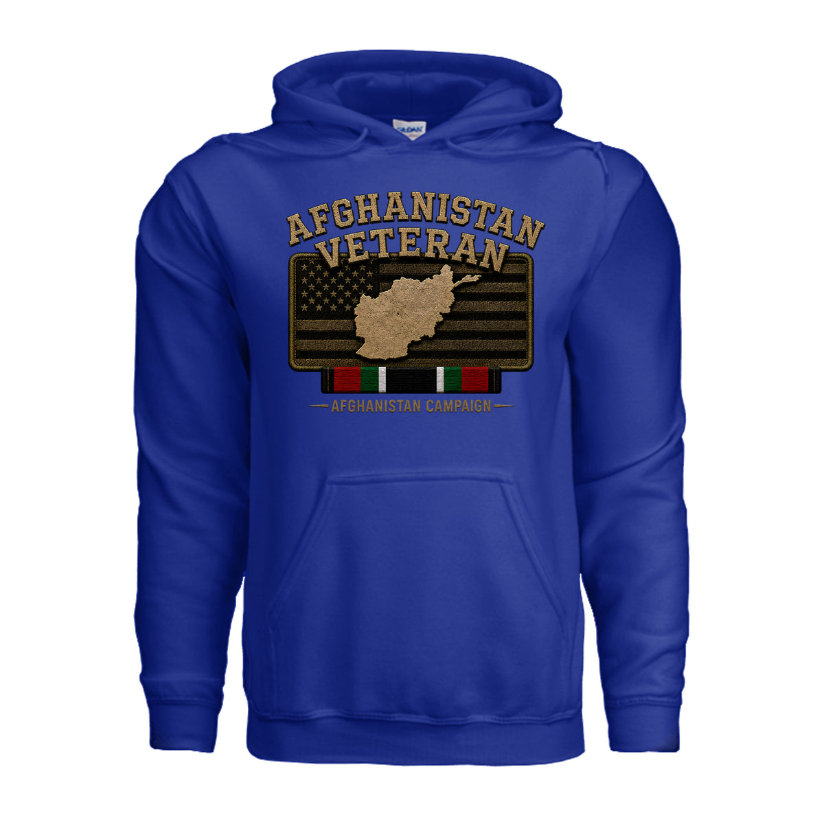 Afghanistan Veteran Hoodie - Royal | Ironsight Syndicate
