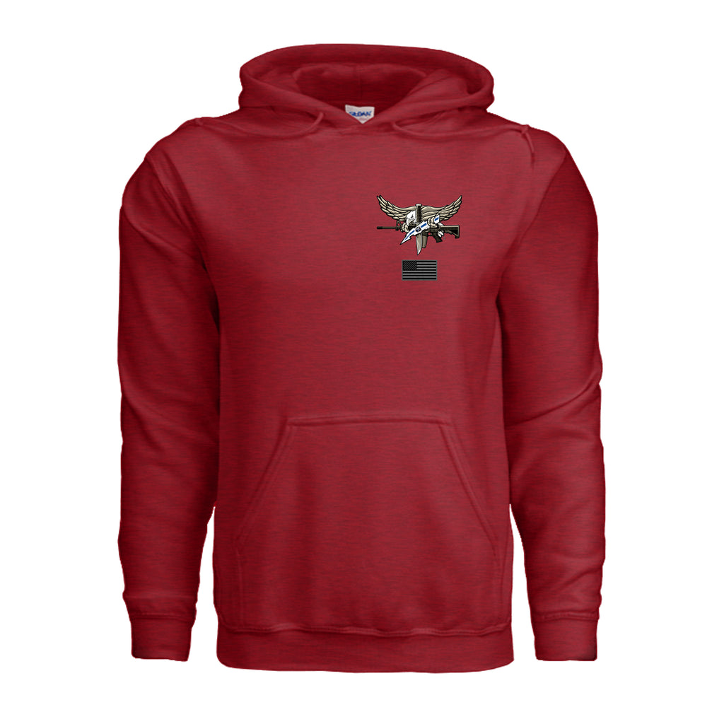 SWAT Eagle Hoodie - Antique Cherry Red | Ironsight Syndicate