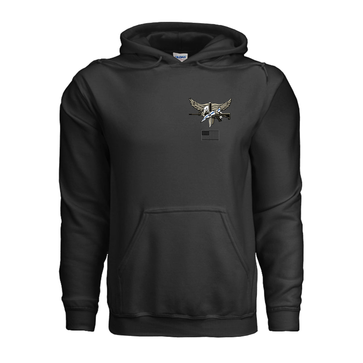 SWAT Eagle Hoodie - Black | Ironsight Syndicate
