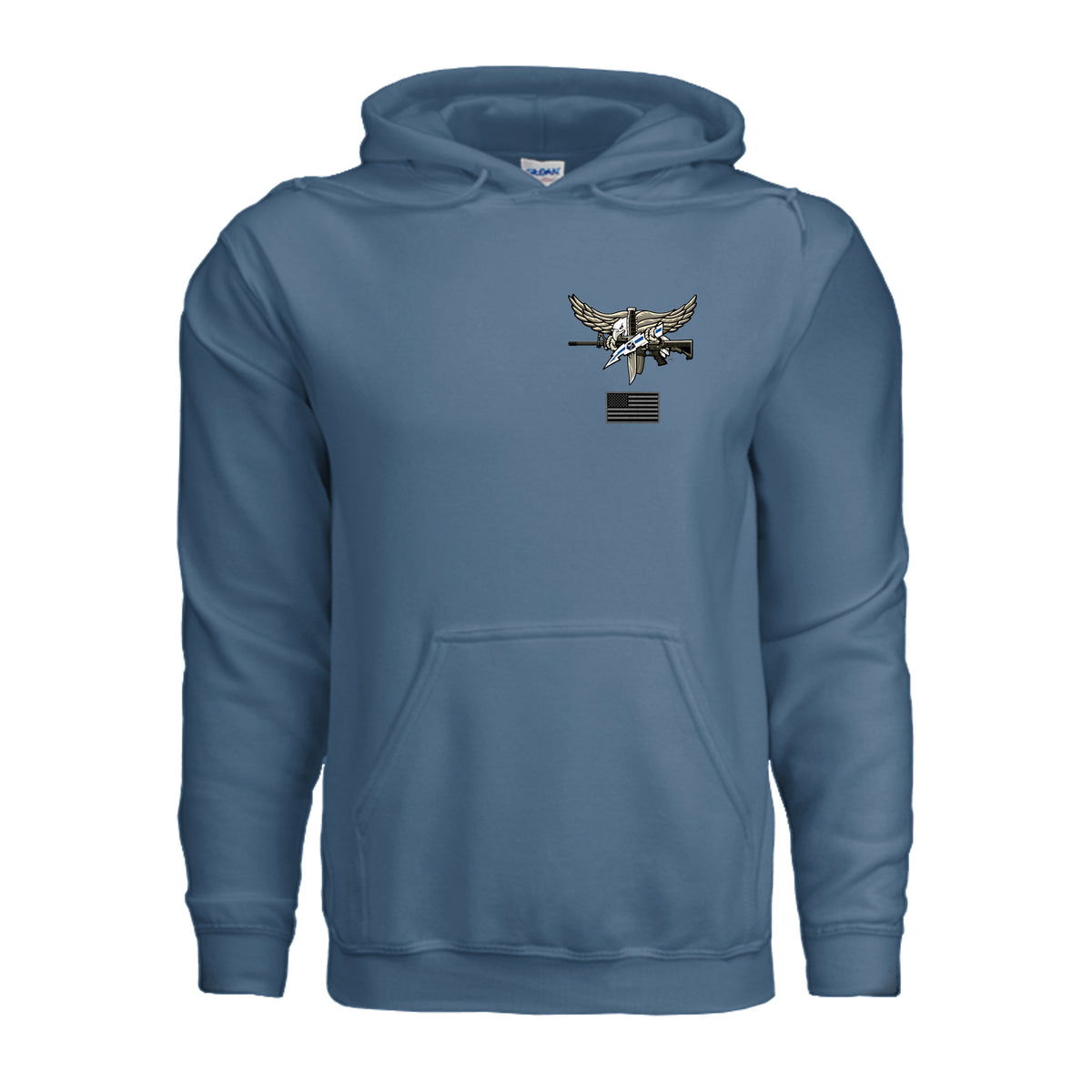 SWAT Eagle Hoodie - Indigo Blue | Ironsight Syndicate