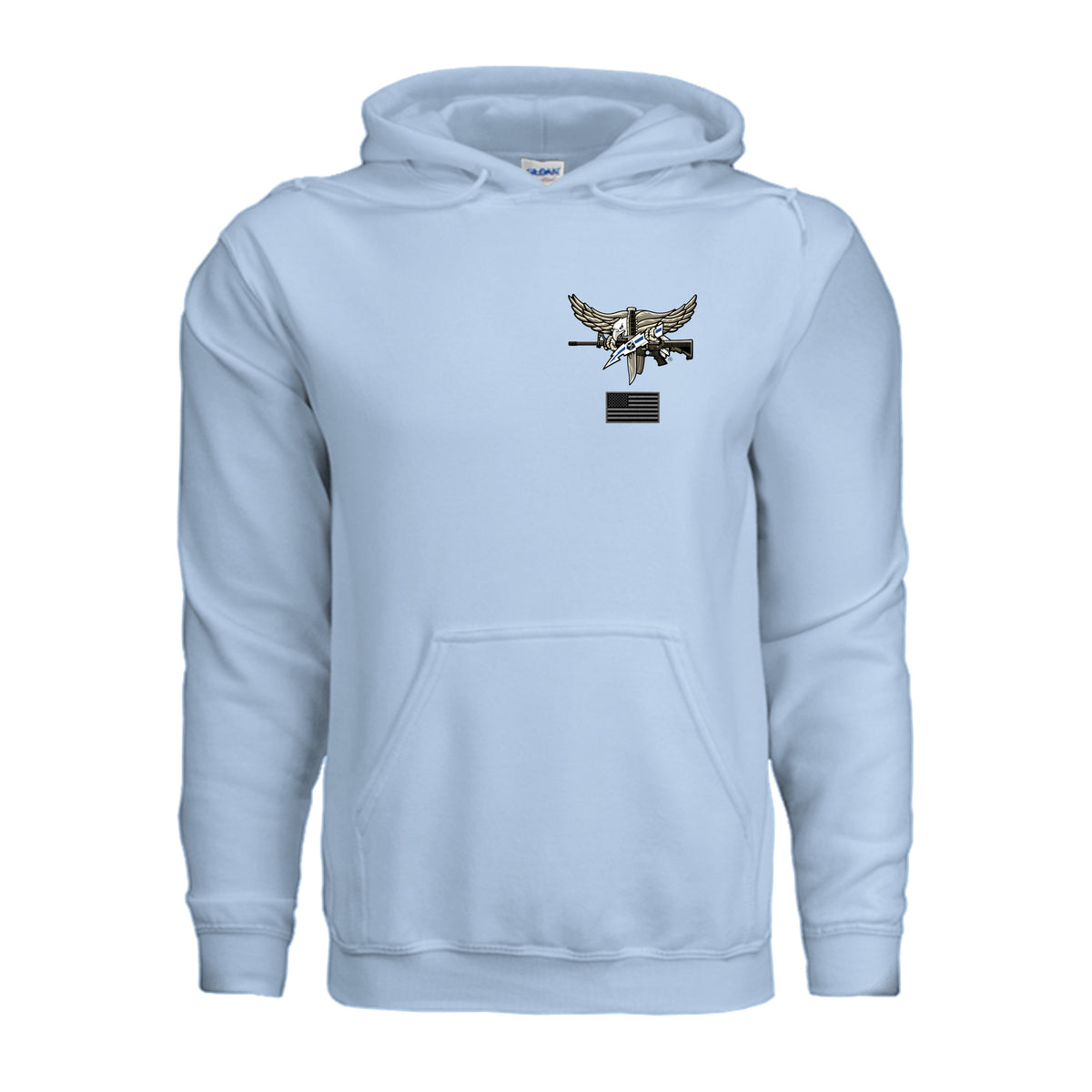 SWAT Eagle Hoodie - Light Blue | Ironsight Syndicate