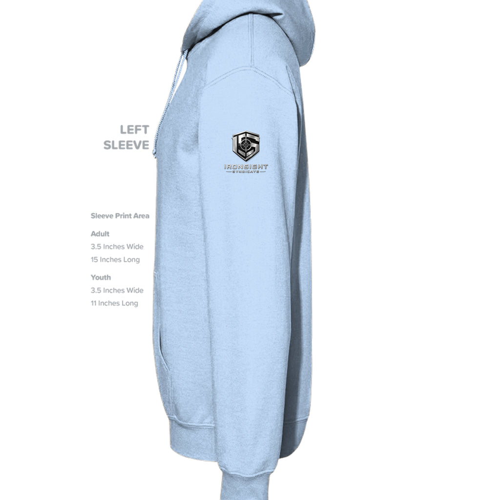 SWAT Eagle Hoodie - Light Blue (Left Sleeve) | Ironsight Syndicate