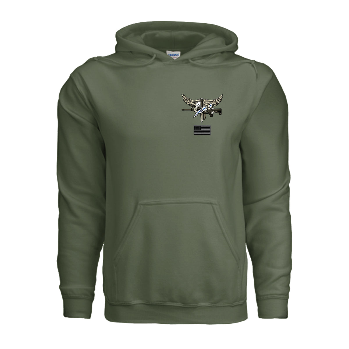 SWAT Eagle Hoodie - Military Green | Ironsight Syndicate