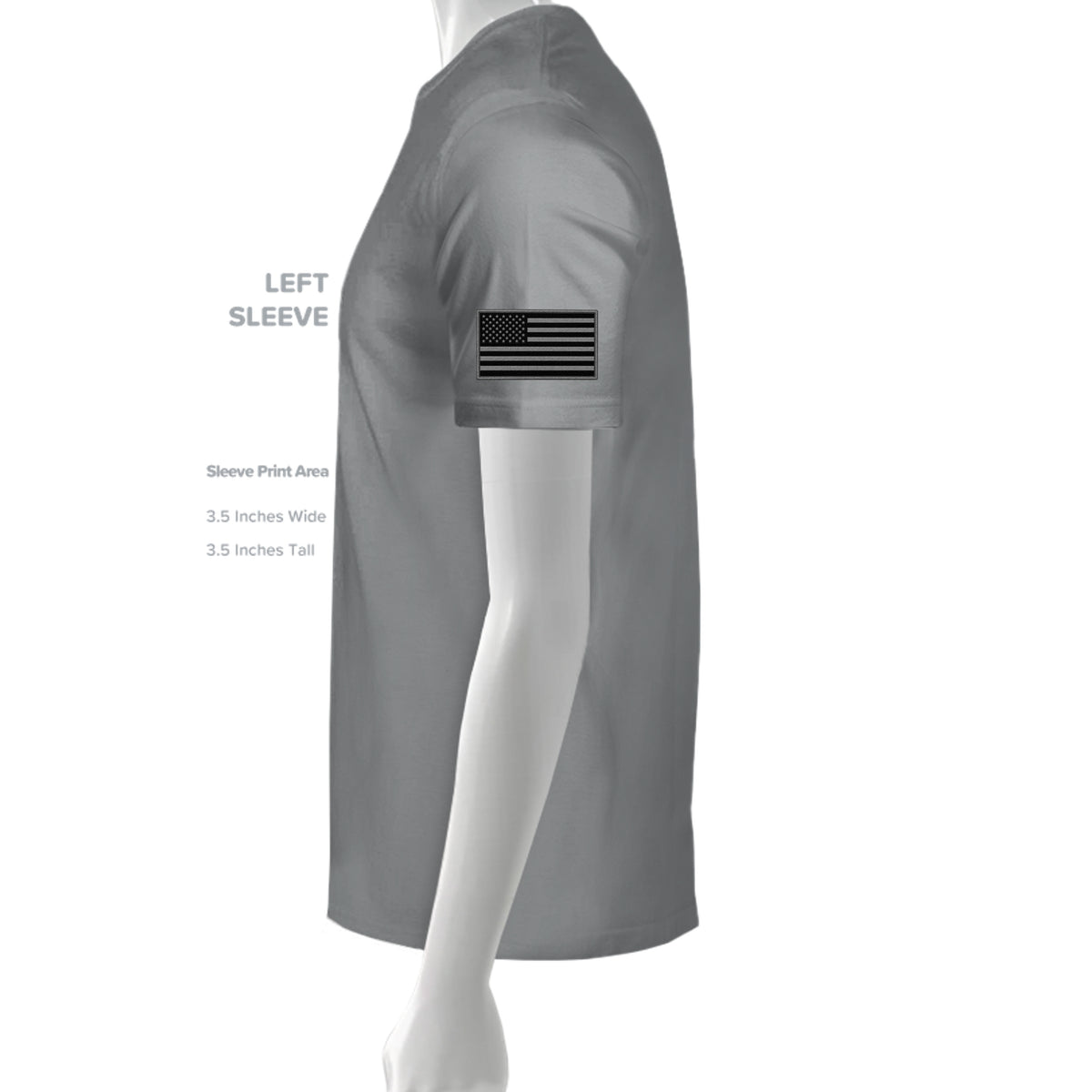 Air Force Pararescue T-Shirt - Gravel (Left Sleeve) | Ironsight Syndicate