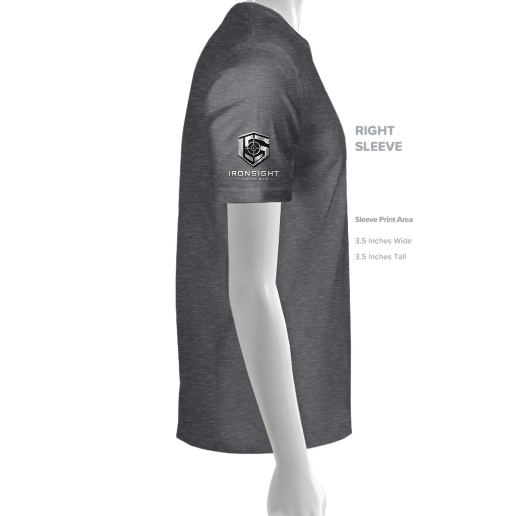 Air Force Pararescue T-Shirt - Heather Dark Grey (Right Sleeve) | Ironsight Syndicate