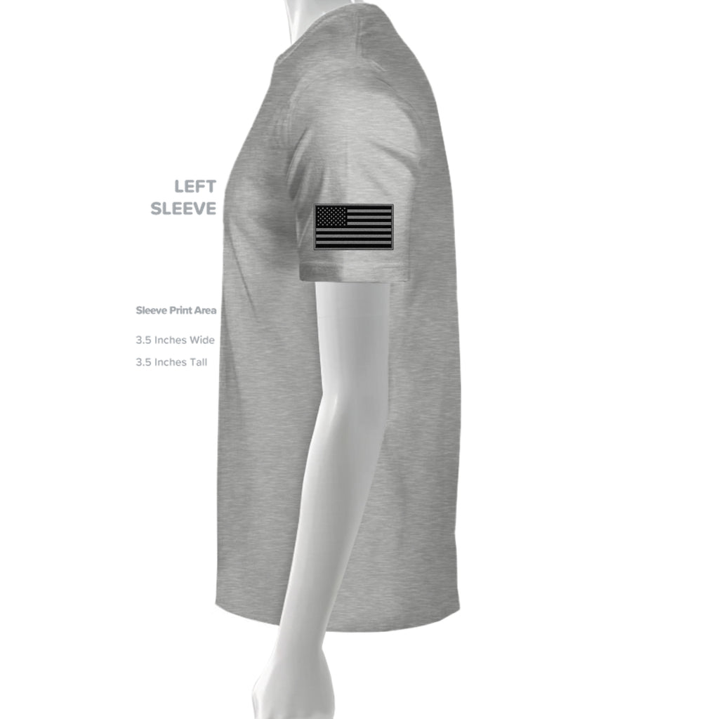 Air Force JTAC T-Shirt - Ash (Left Sleeve) | Ironsight Syndicate