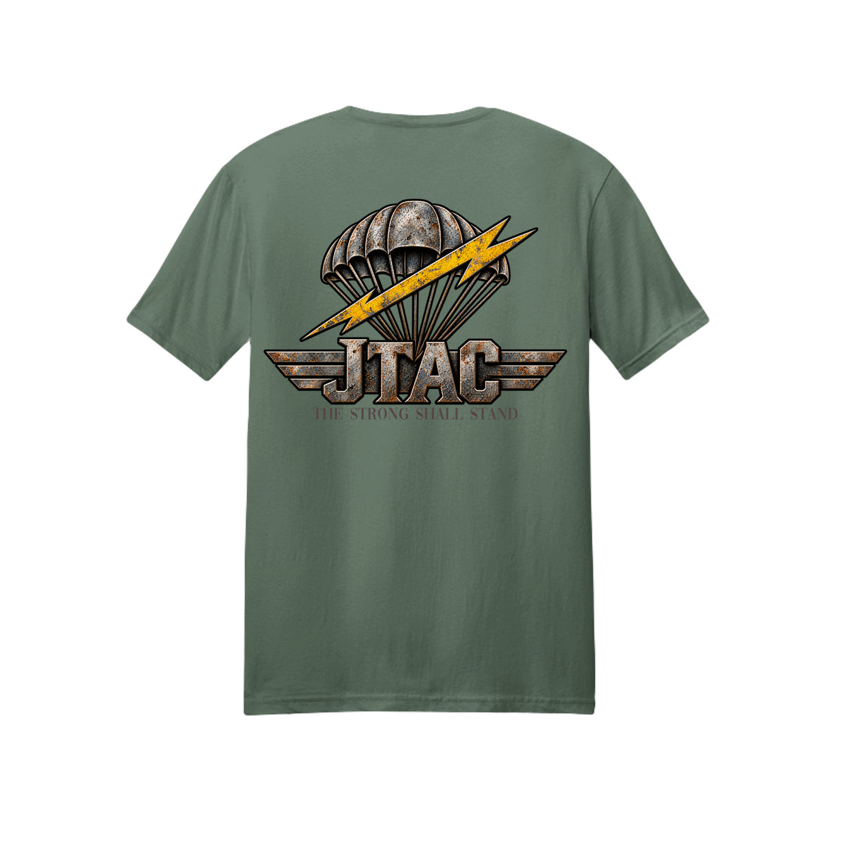 Air Force JTAC T-Shirt - Military Green (Back) | Ironsight Syndicate