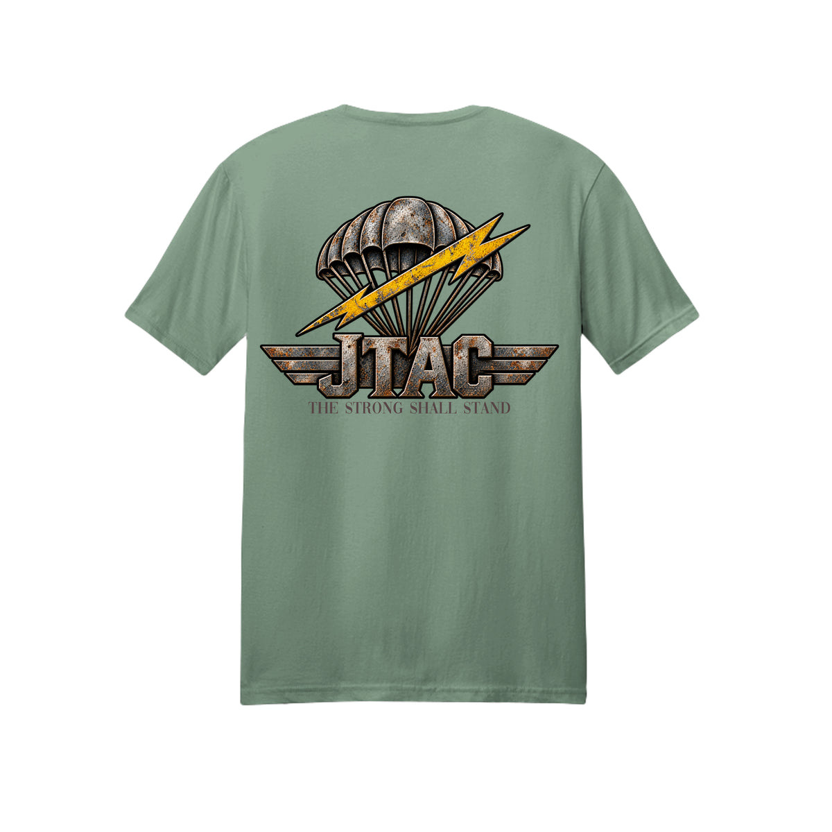 Air Force JTAC T-Shirt - Sage (Back) | Ironsight Syndicate