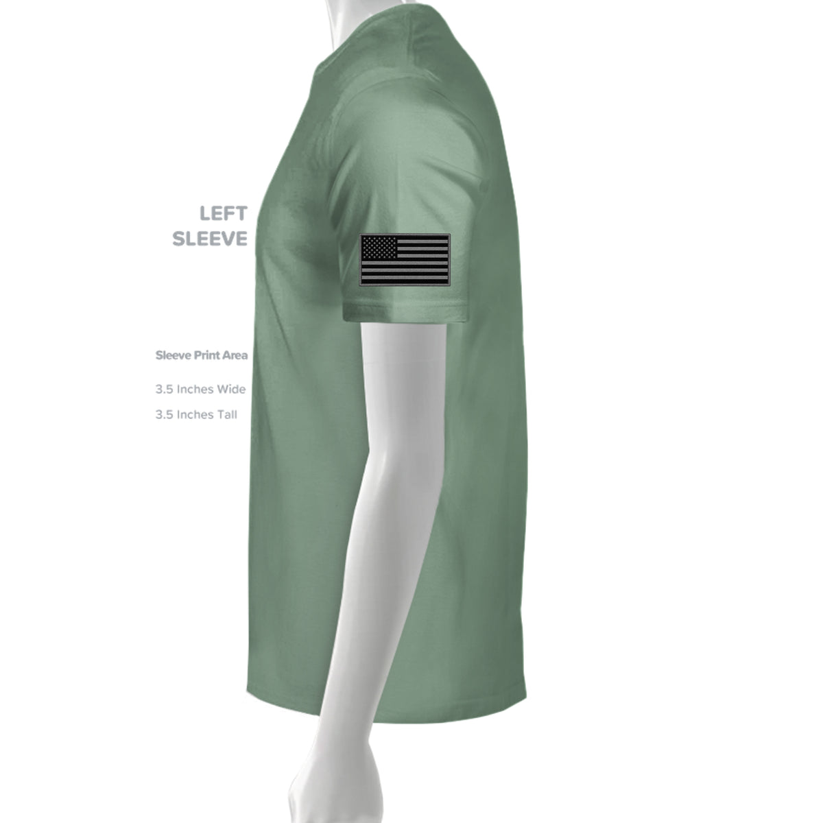 Air Force JTAC T-Shirt - Sage (Left Sleeve) | Ironsight Syndicate