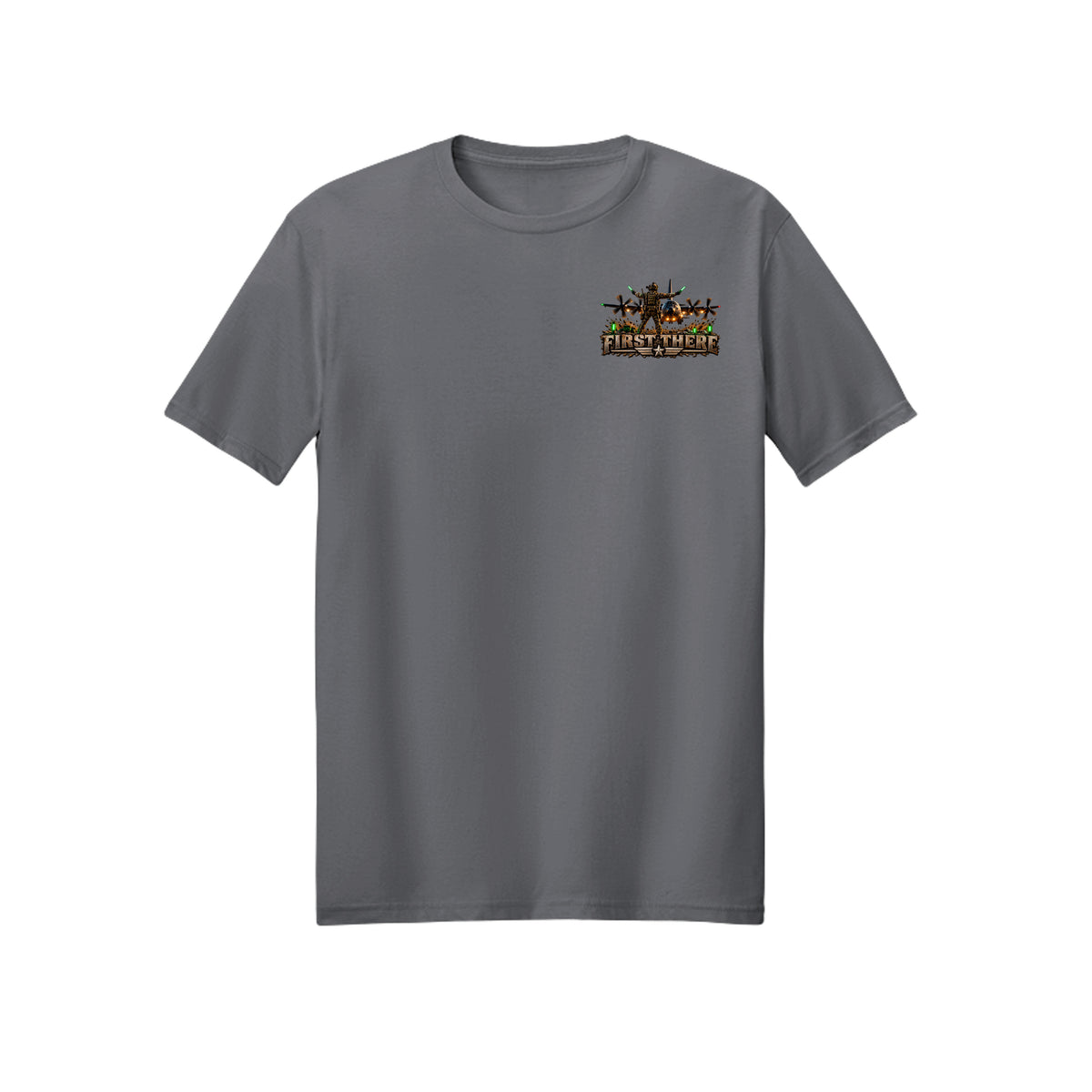 First There Combat Controller T-Shirt - Charcoal | Ironsight Syndicate