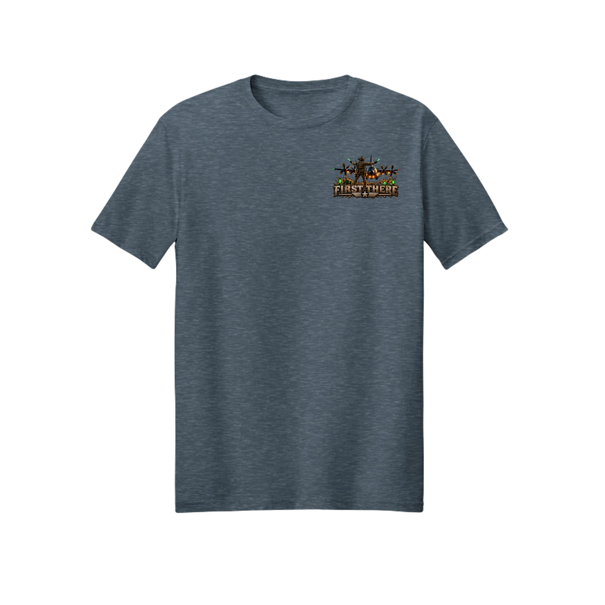 First There Combat Controller T-Shirt - Dark Heather | Ironsight Syndicate
