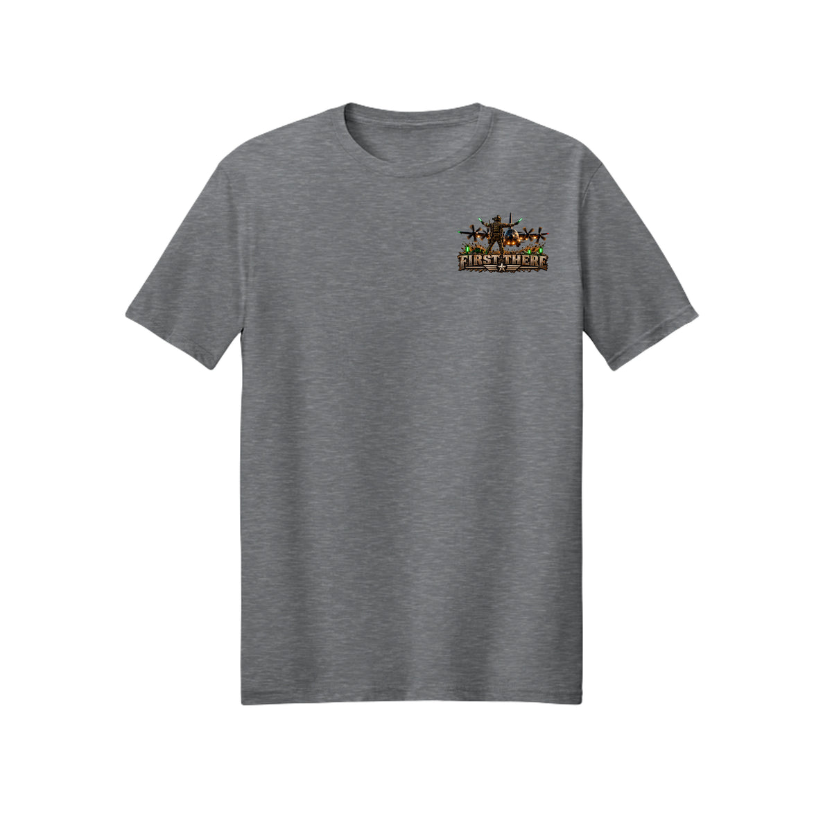 First There Combat Controller T-Shirt - Graphite Heather | Ironsight Syndicate