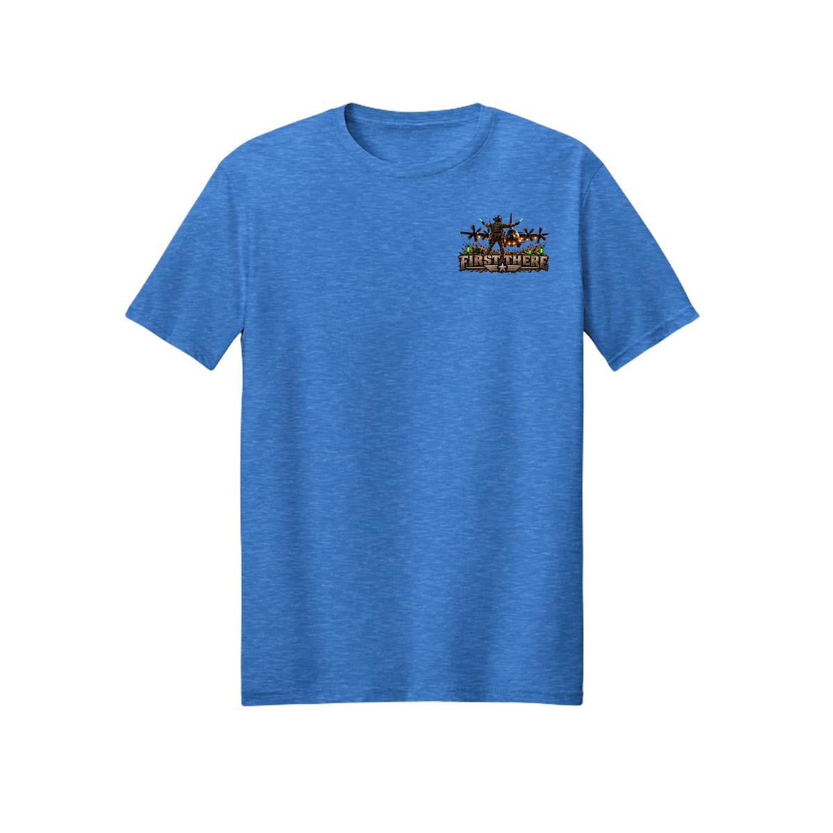 First There Combat Controller T-Shirt - Heather Royal | Ironsight Syndicate