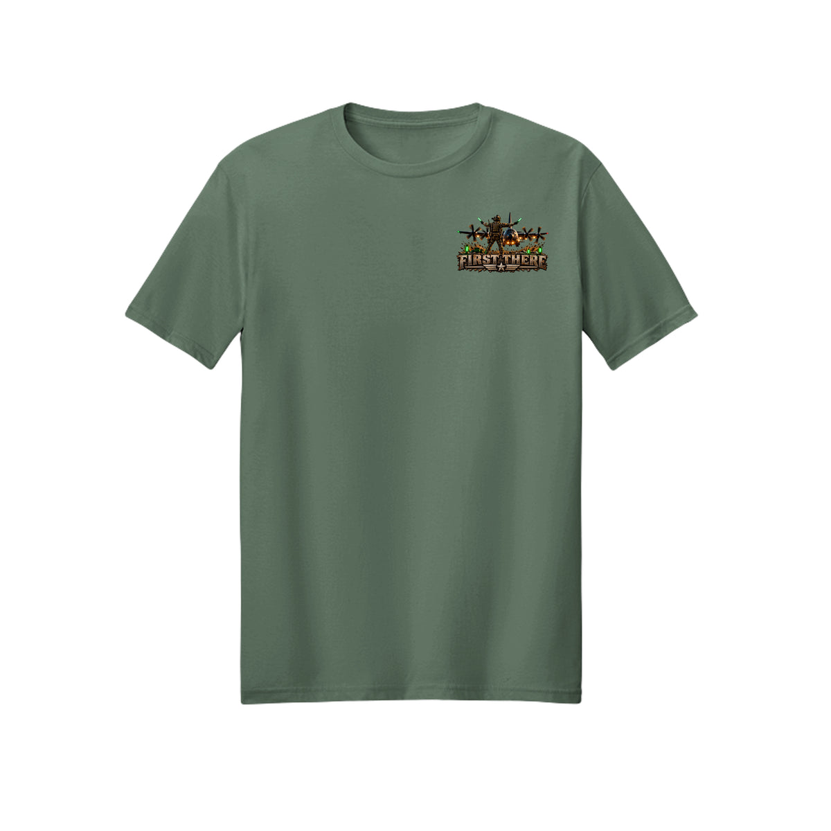 First There Combat Controller T-Shirt - Military Green | Ironsight Syndicate