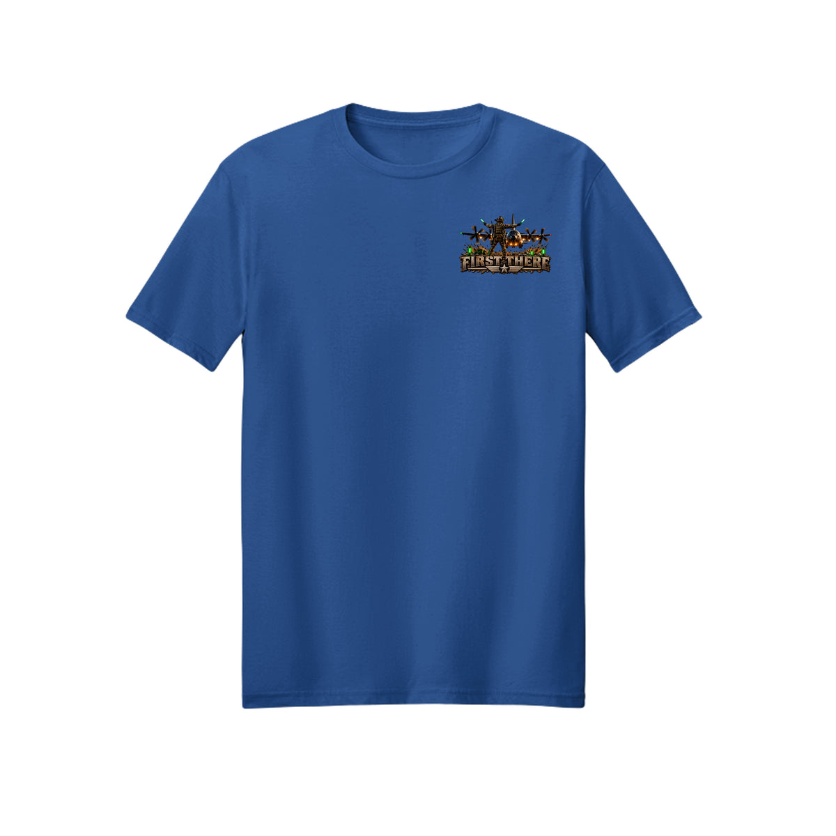 First There Combat Controller T-Shirt - Royal | Ironsight Syndicate