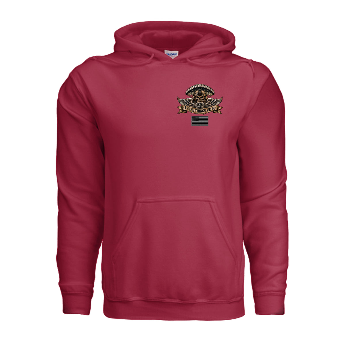 Air Force Pararescue Hoodie - Cherry Red | Ironsight Syndicate