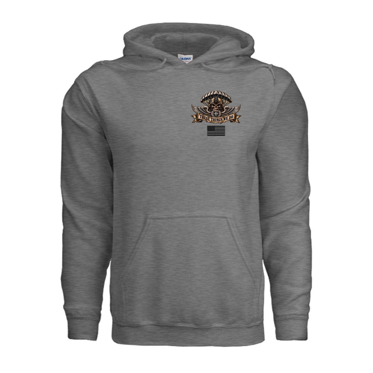 Air Force Pararescue Hoodie - Graphite Heather | Ironsight Syndicate