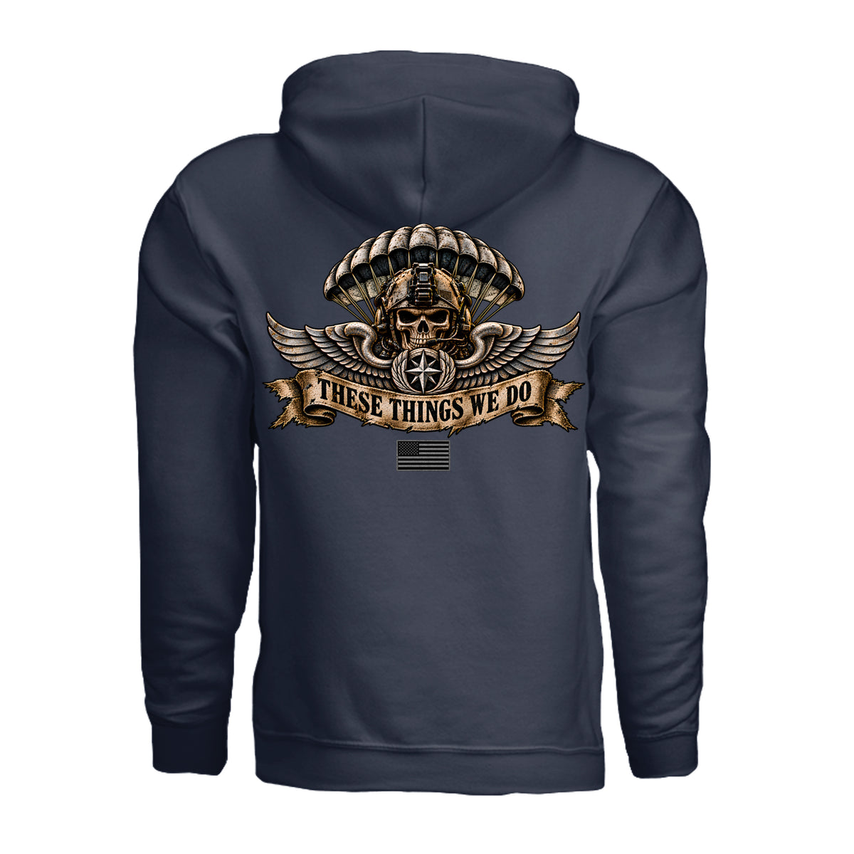 Air Force Pararescue Hoodie - Navy (Back) | Ironsight Syndicate