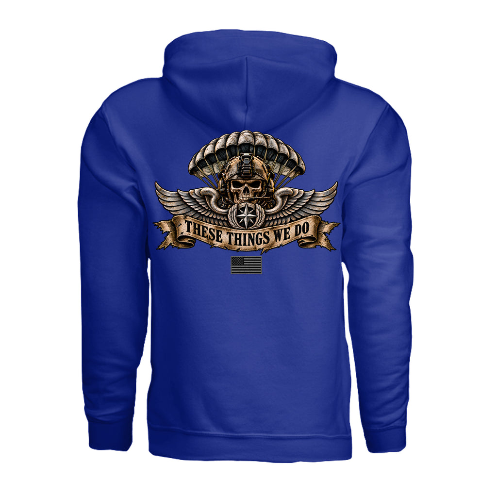 Air Force Pararescue Hoodie - Royal (Back) | Ironsight Syndicate