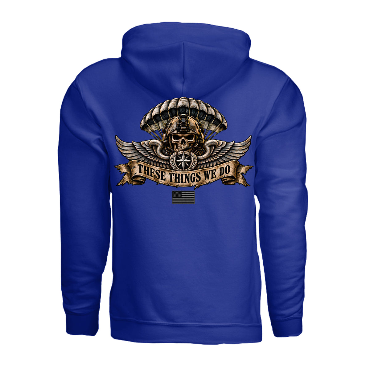 Air Force Pararescue Hoodie - Royal (Back) | Ironsight Syndicate
