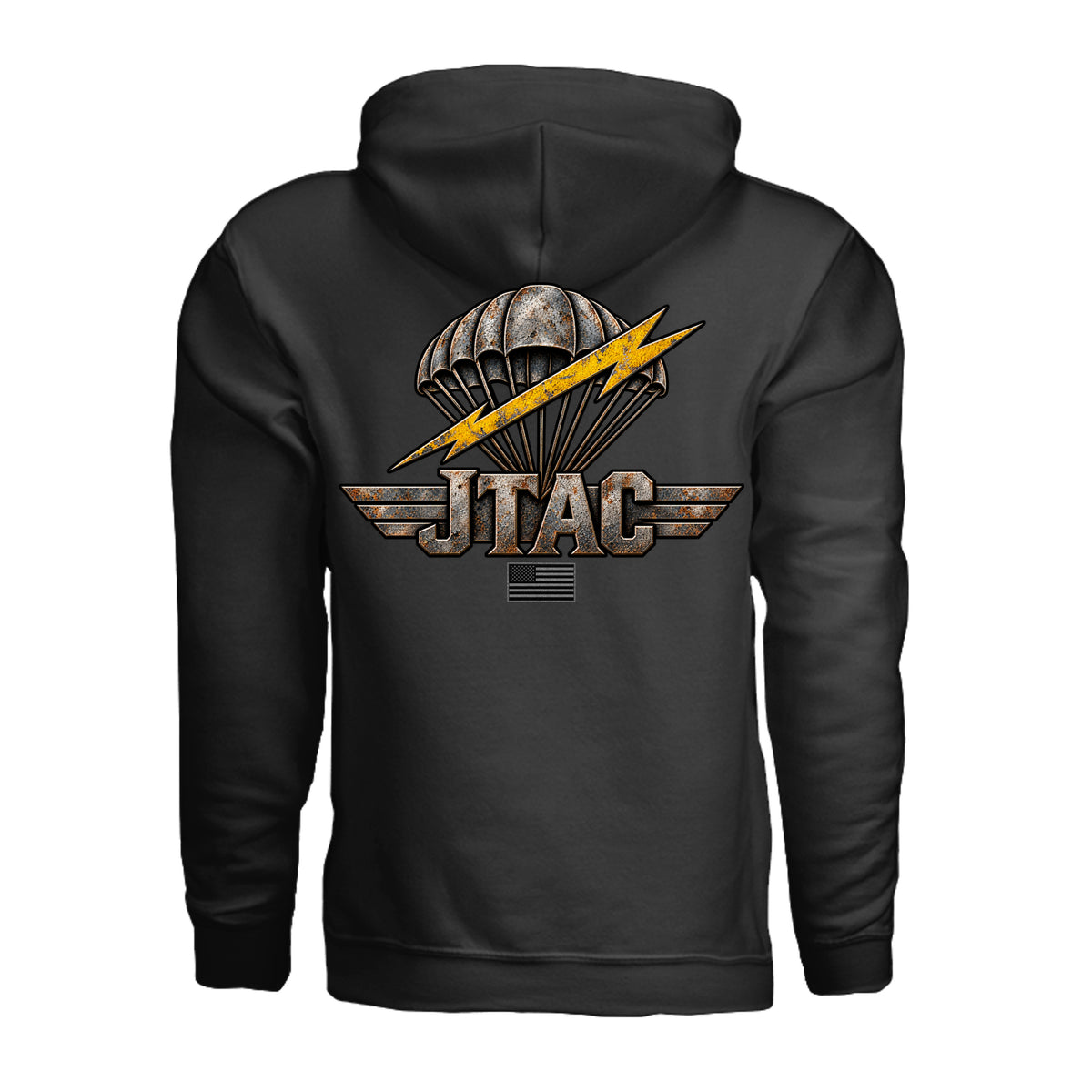Air Force JTAC Hoodie - Black (Back) | Ironsight Syndicate