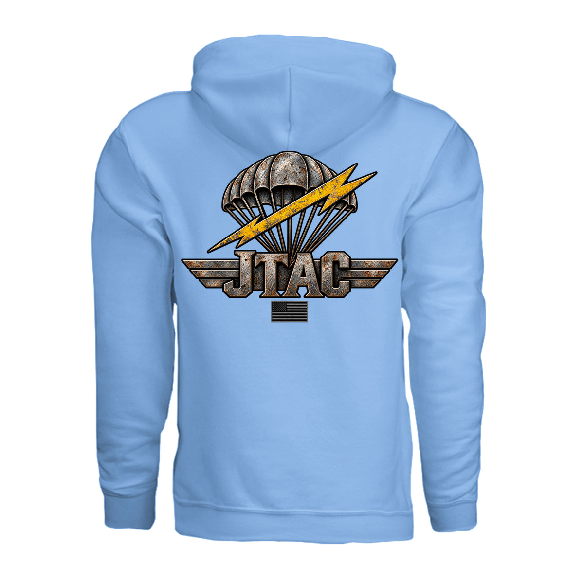 Air Force JTAC Hoodie - Carolina Blue (Back) | Ironsight Syndicate