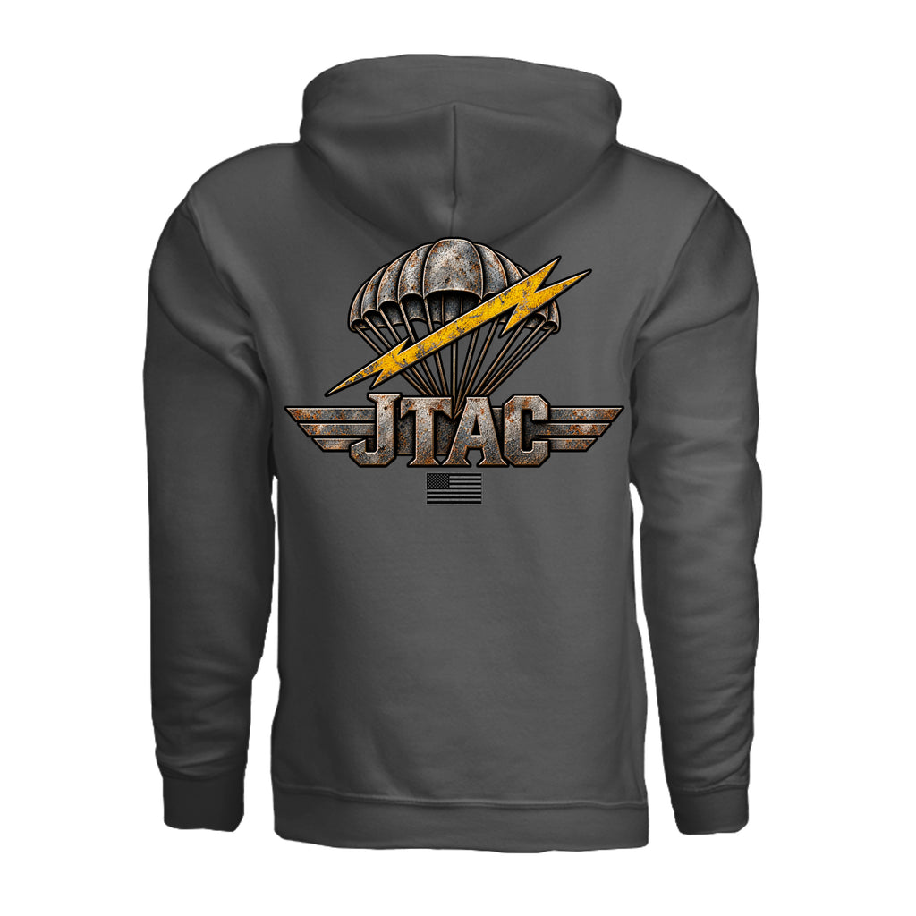Air Force JTAC Hoodie - Charcoal (Back) | Ironsight Syndicate