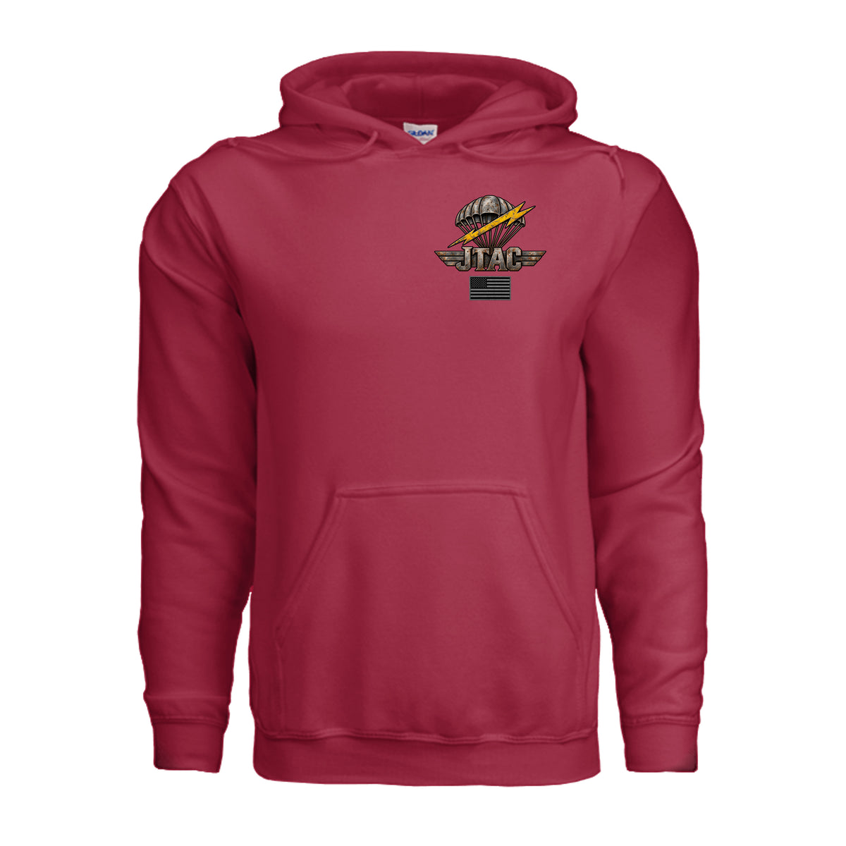 Air Force JTAC Hoodie - Cherry Red | Ironsight Syndicate