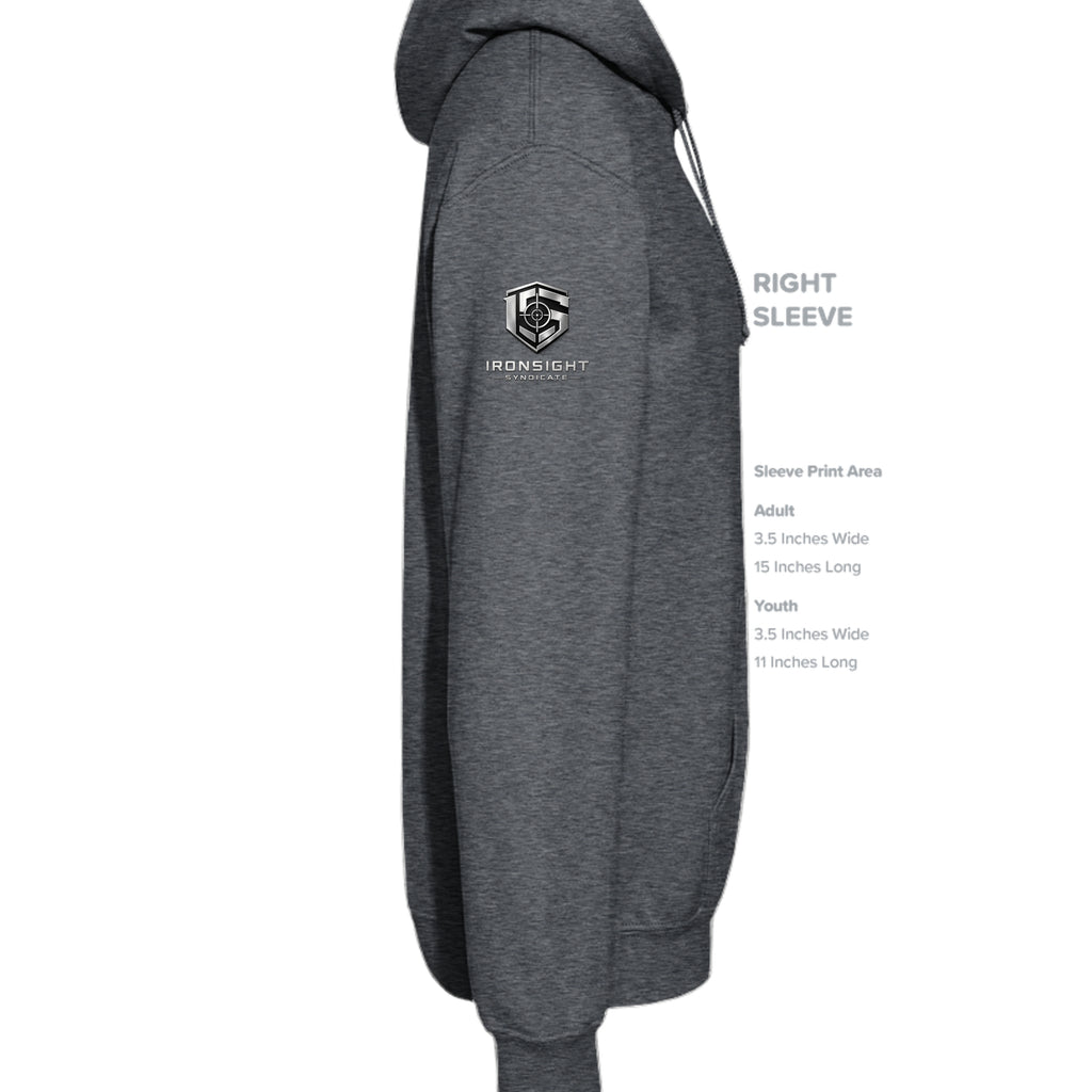 Air Force JTAC Hoodie - Dark Heather (Right Sleeve) | Ironsight Syndicate