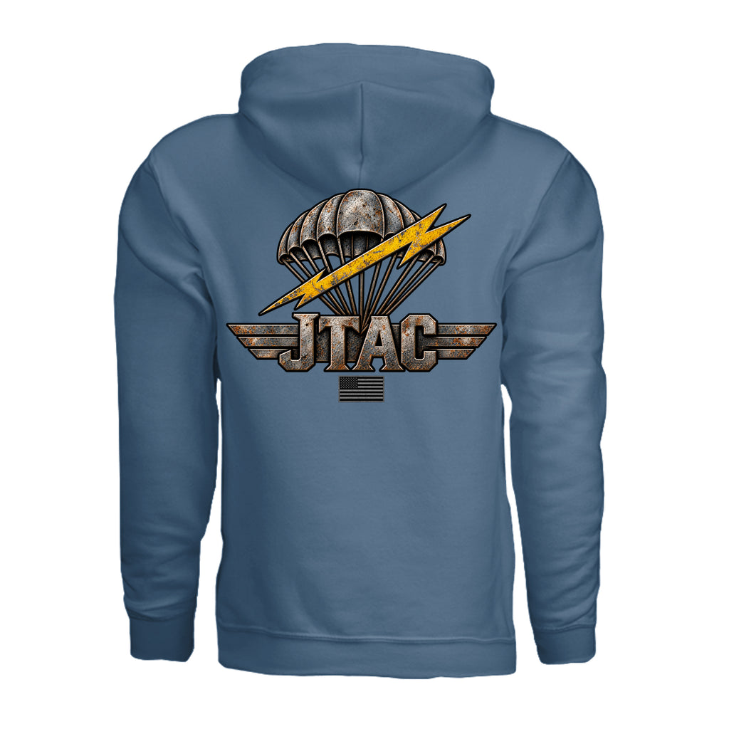 Air Force JTAC Hoodie - Indigo Blue (Back) | Ironsight Syndicate