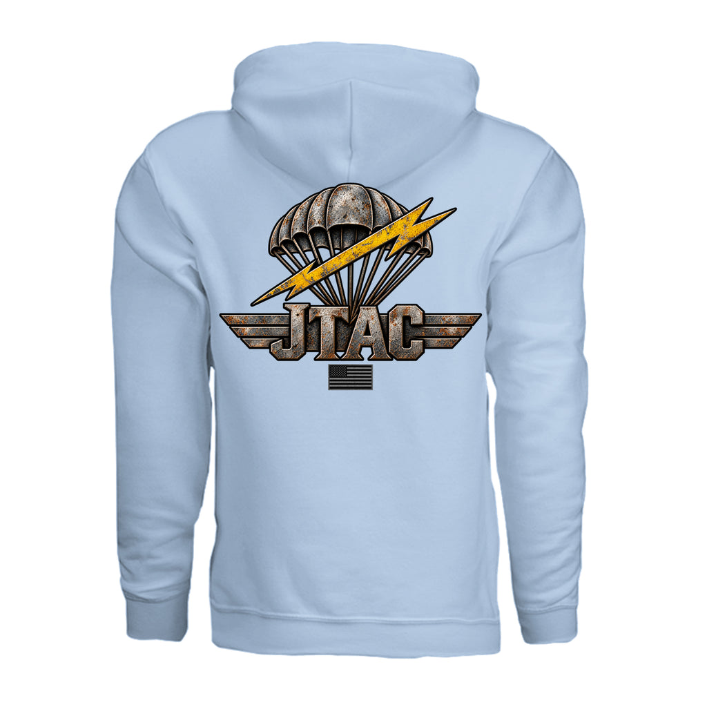 Air Force JTAC Hoodie - Light Blue (Back) | Ironsight Syndicate
