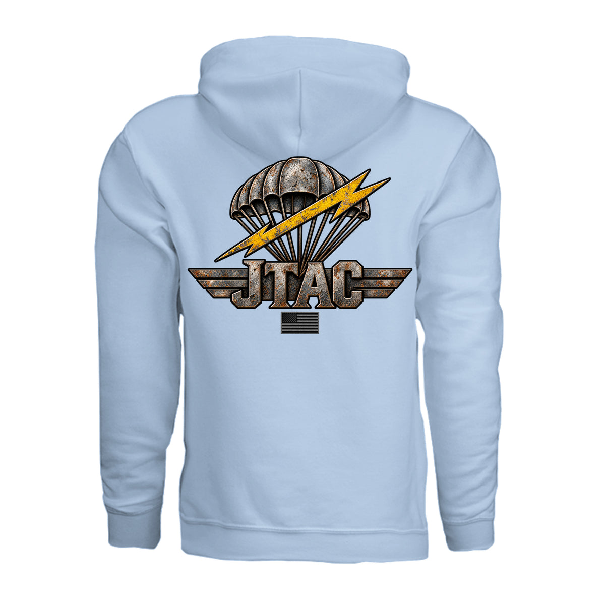 Air Force JTAC Hoodie - Light Blue (Back) | Ironsight Syndicate