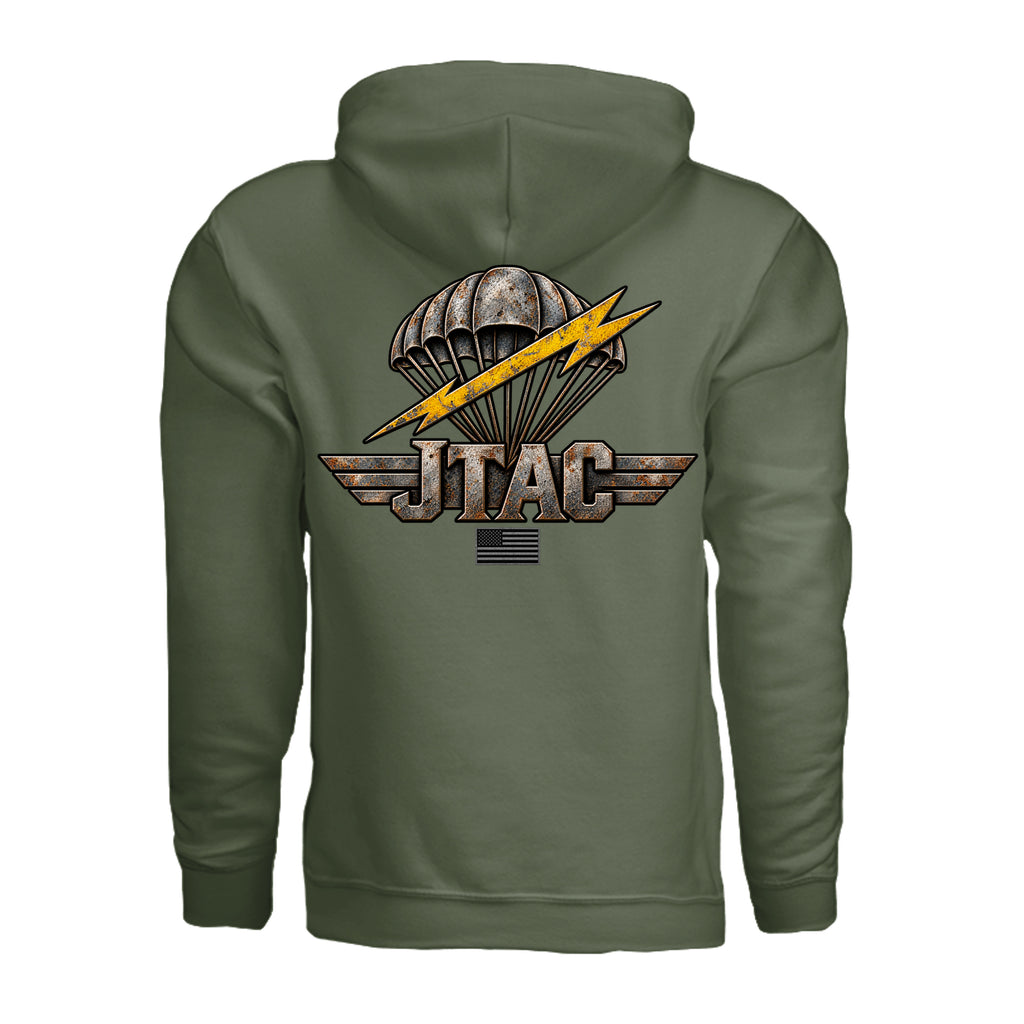 Air Force JTAC Hoodie - Military Green (Back) | Ironsight Syndicate