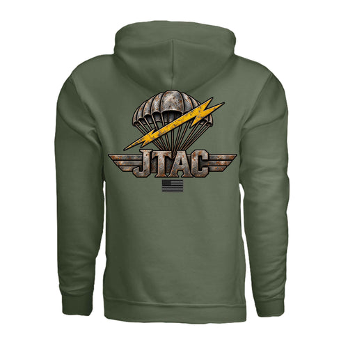 Air Force JTAC Hoodie – Close Air Support Lightning Bolt Sweatshirt