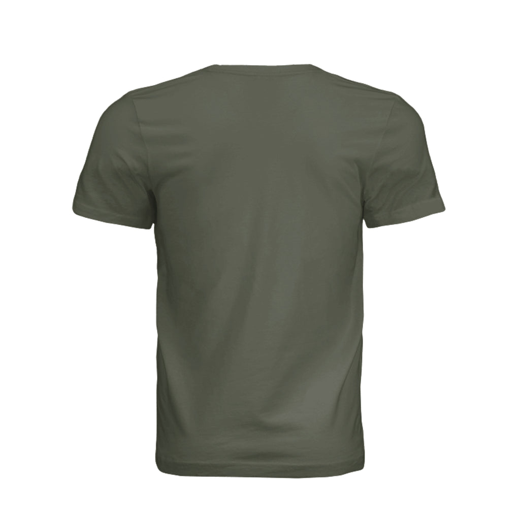 Freedom in the Skies A-10 Christmas T-Shirt - Dark Olive (Back) | Ironsight Syndicate