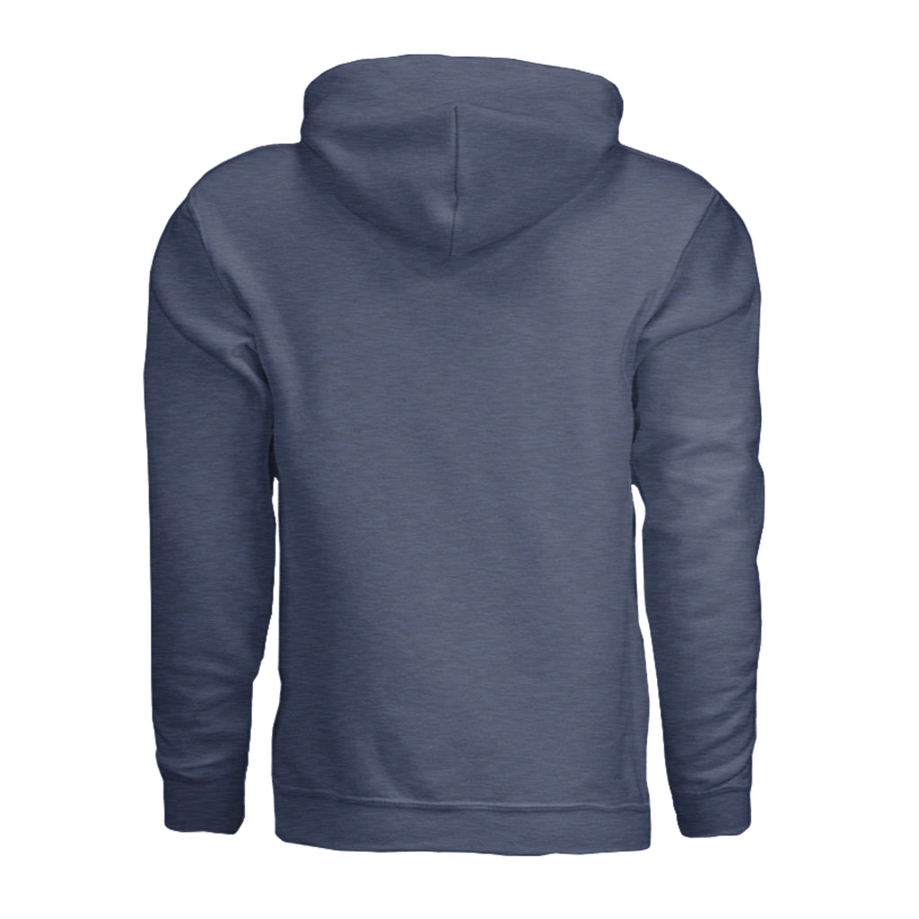 All I Want for Christmas Is Freedom Hoodie (Skull Edition) - Heather Sport Dark Navy (Back) | Ironsight Syndicate