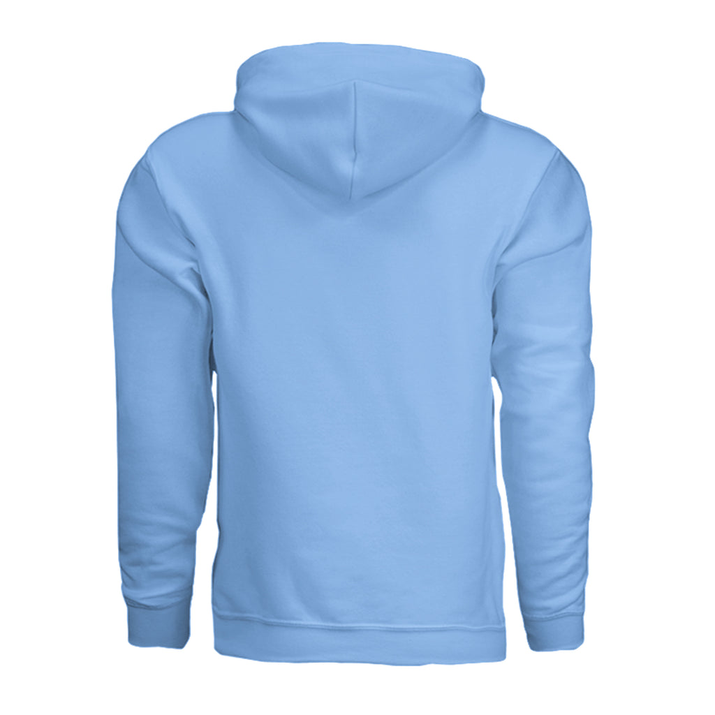 Silent Night Deadly Night Ghost Hoodie - Carolina Blue (Back) | Ironsight Syndicate