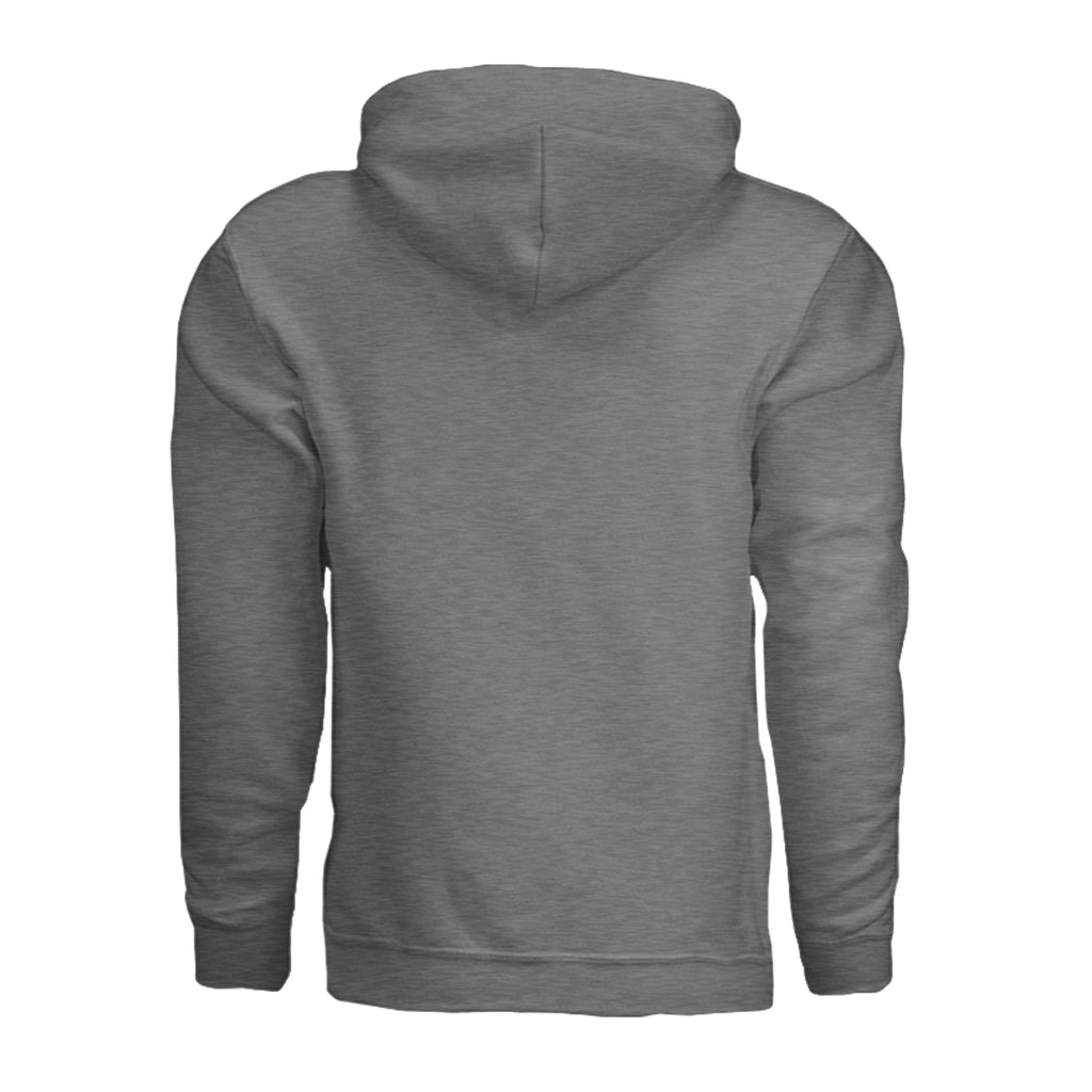Silent Night Deadly Night Ghost Hoodie - Graphite Heather (Back) | Ironsight Syndicate