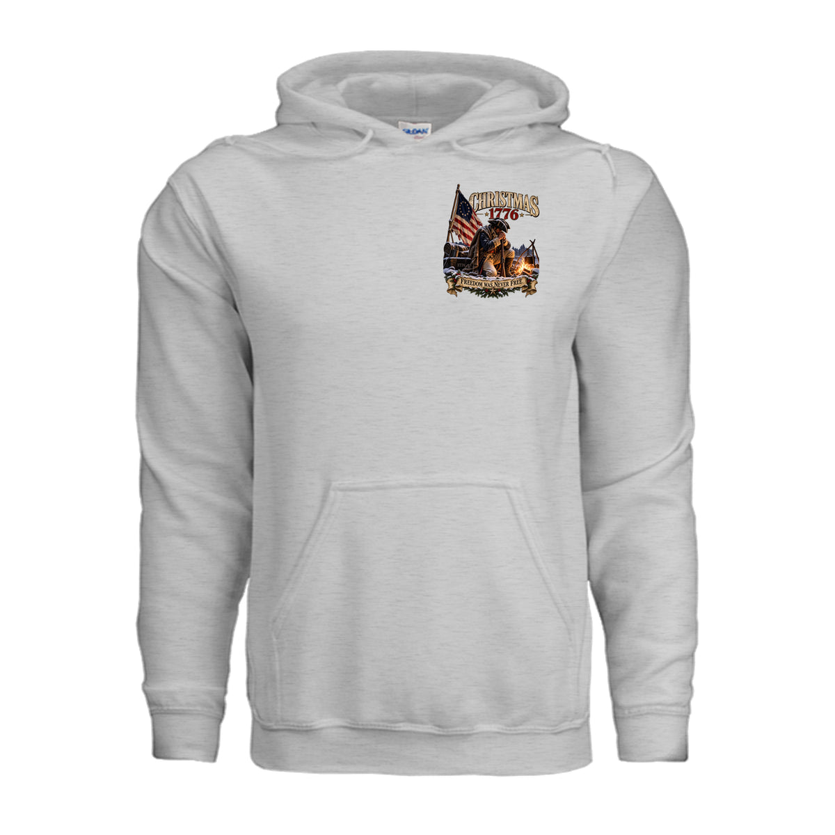 Christmas 1776 Hoodie - Ash | Ironsight Syndicate
