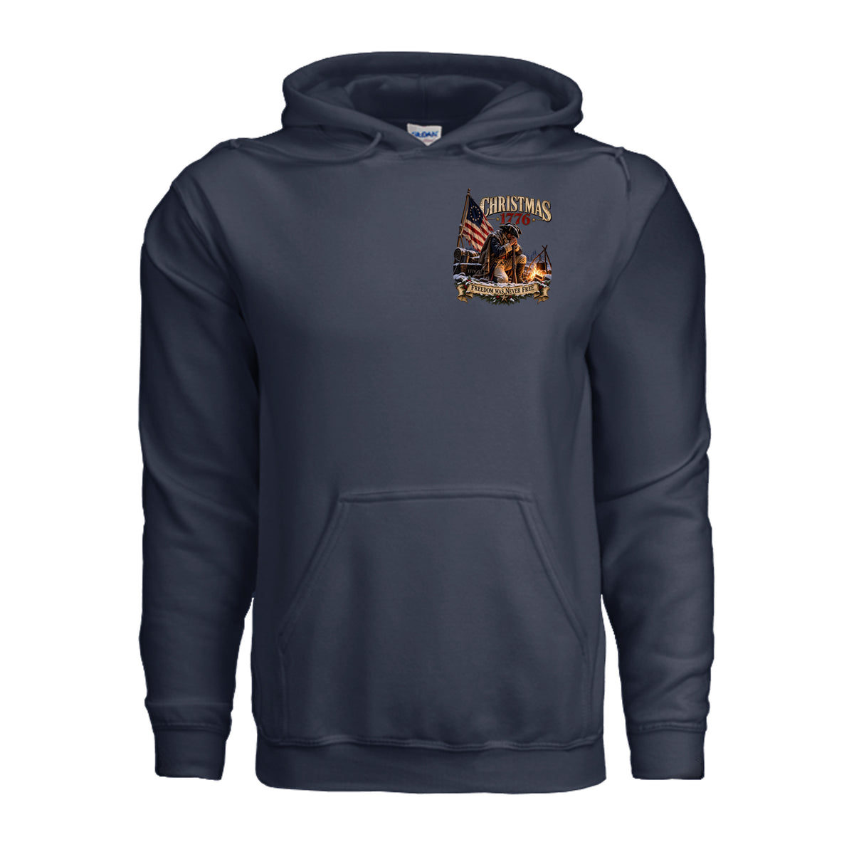 Christmas 1776 Hoodie - Navy | Ironsight Syndicate