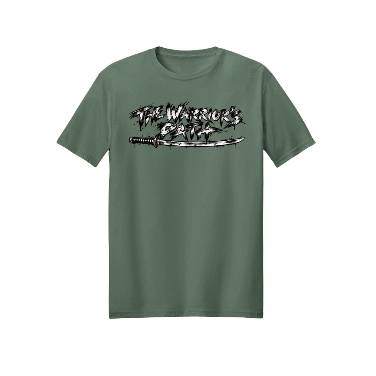 The Warrior's Path T-Shirt - Military Green | Ironsight Syndicate
