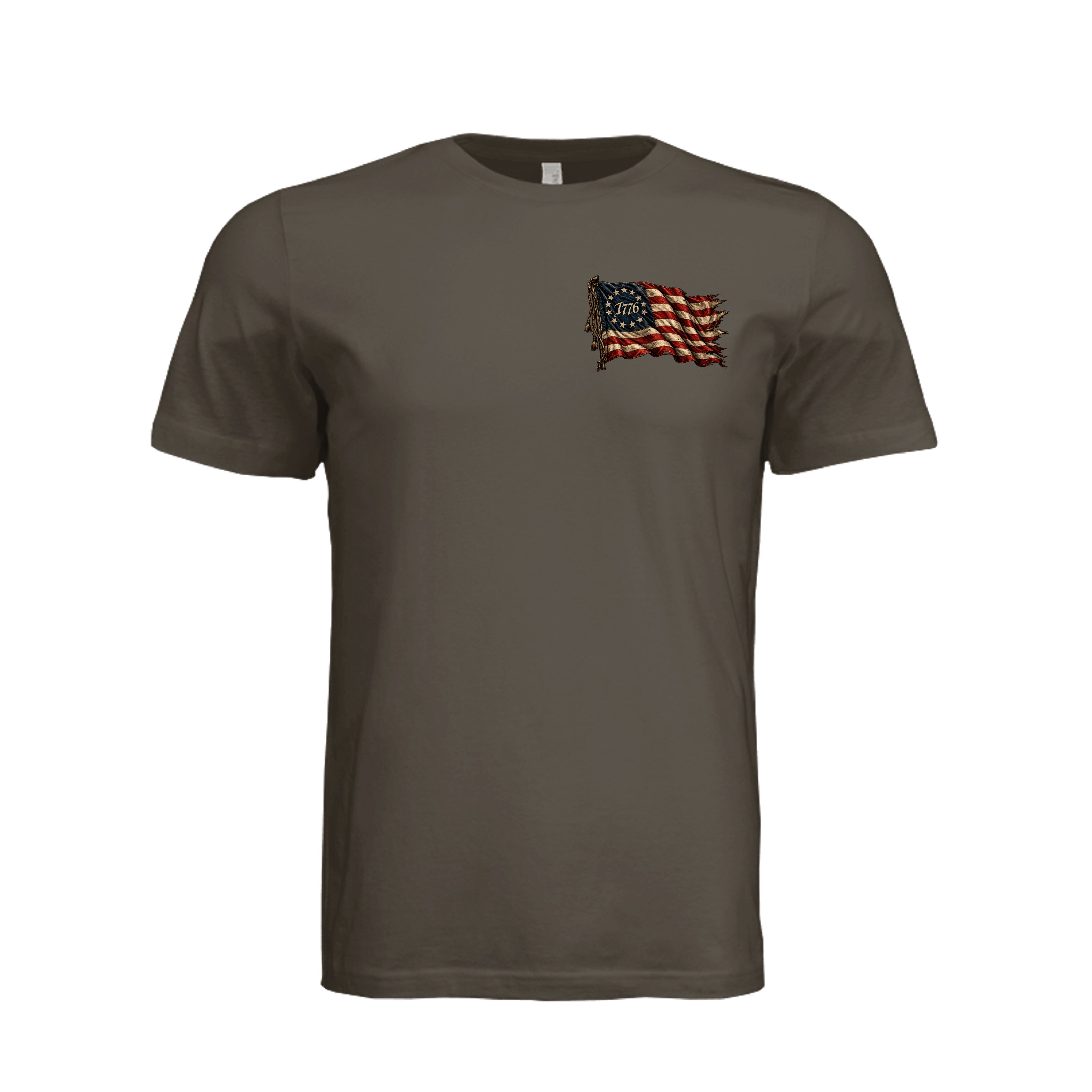 Sacred Honor T-Shirt in Army - Front