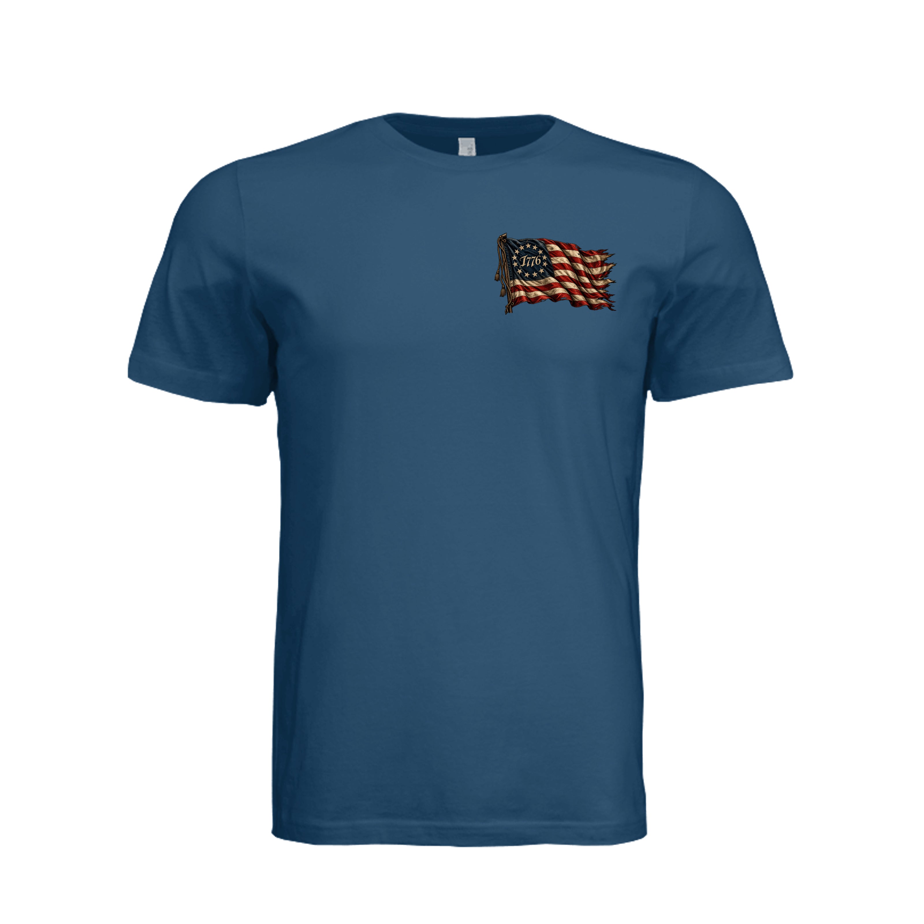 Sacred Honor T-Shirt in Cool Blue - Front