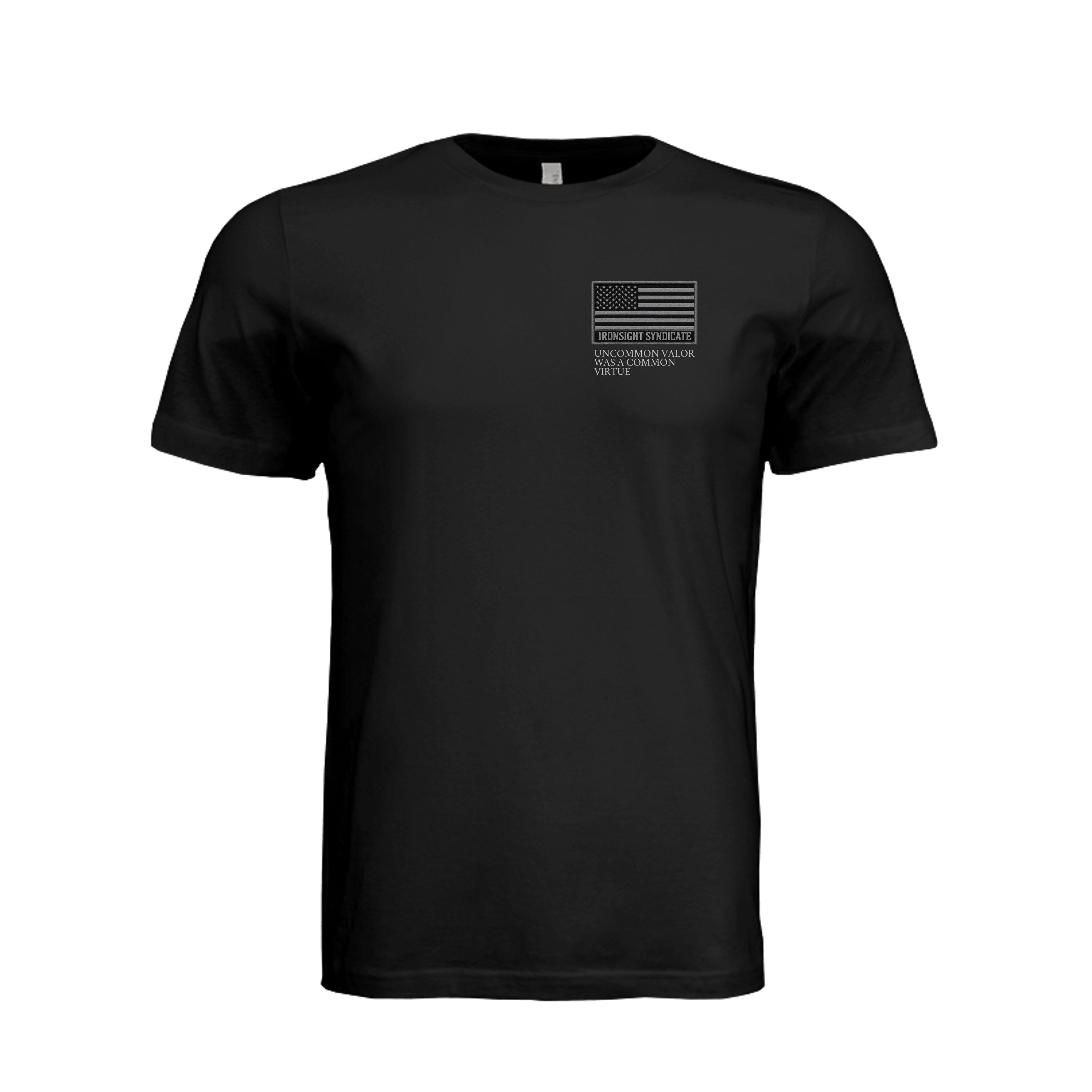 Common Virtue T-Shirt in Vintage Black - Front